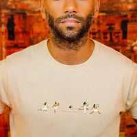 T-shirt Divinité Egypte Beige Sable mixte Lundi au soleil Hersée Paris 9