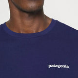 T-shirt Patagonia P-6 Mission Coton Bio Sound Blue Bleu Patagonia Hersée Paris 9