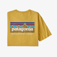 T-shirt Patagonia P-6 Mission Coton Bio Surfboard Yellow Jaune Patagonia Hersée Paris 9