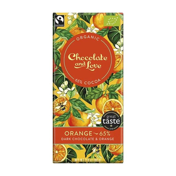 Tablette Chocolat Noir 65% Orange Bio Vegan Chocolate & Love Chocolate & Love Hersée Paris 9