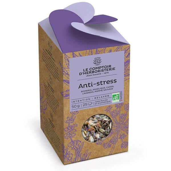 Tisane Anti-stress bio 50g - Comptoir d'Herboristerie Comptoir d'Herboristerie Hersée Paris 9