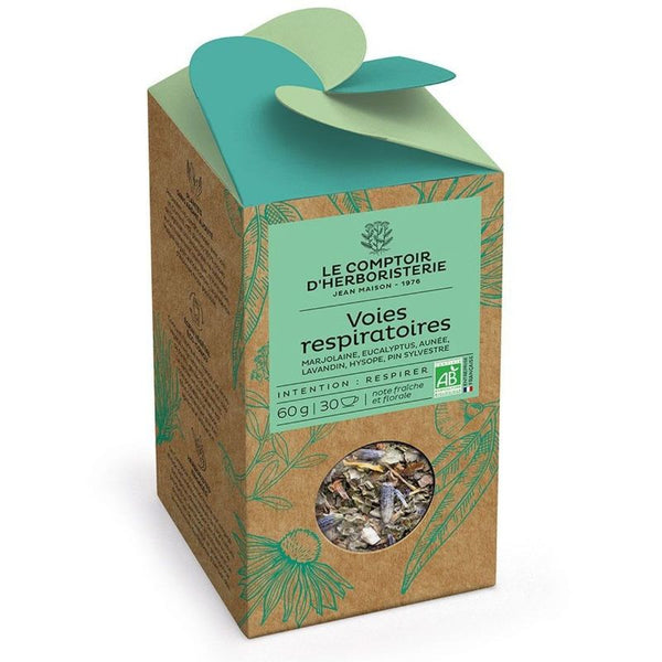 Tisane Respiratoire bio 60g - Comptoir d'Herboristerie Comptoir d'Herboristerie Hersée Paris 9