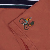 Trio de Boxers broderie en coton recyclé bleu vert rose Faguo Hersée Paris 9