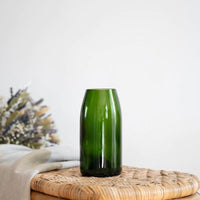Vase bouteille recyclé Champagne vert - L'envers du vin