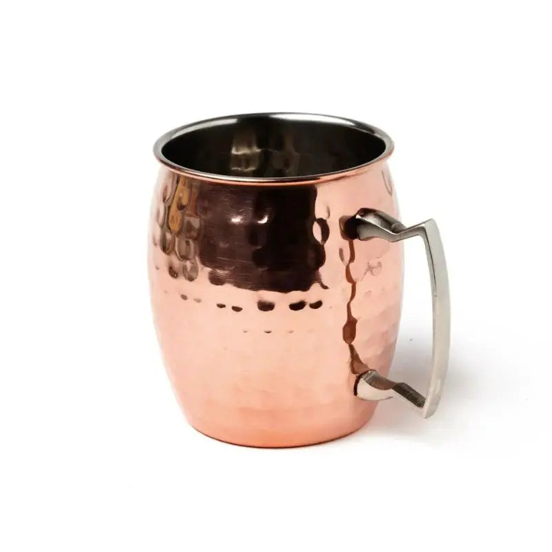 Hammered copper-plated stainless steel mug Moscow Mule - Quai Sud – Hersée