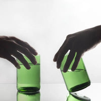Coffret 4 verres recyclés vert - Hersée