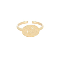 Bague Aella ovale martelé doré Hersée Hersée Paris 9