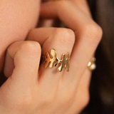 Bague Néréide corail ajouré doré Hersée Hersée Paris 9