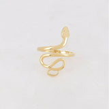 Bague Pythia Serpent doré Hersée Hersée Paris 9
