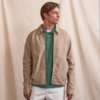 Blouson Dourdan en canvas de coton doublé taupe - Faguo Faguo Hersée Paris 9