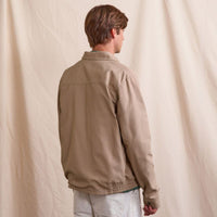 Blouson Dourdan en canvas de coton doublé taupe - Faguo Faguo Hersée Paris 9