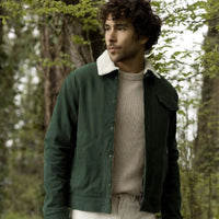 Blouson veste Seillon homme coton recyclé doublure sherpa - Faguo Faguo Hersée Paris 9