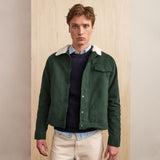 Blouson veste Seillon homme coton recyclé doublure sherpa - Faguo Faguo Hersée Paris 9