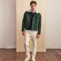 Blouson veste Seillon homme coton recyclé doublure sherpa - Faguo Faguo Hersée Paris 9