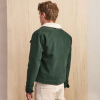 Blouson veste Seillon homme coton recyclé doublure sherpa - Faguo Faguo Hersée Paris 9