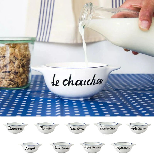 Bol breton en faïence - Messages  Personnalité - Pied de Poule Pied de Poule Hersée Paris 9