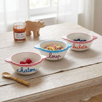 Bol breton enfant en faïence - Pied de Poule Pied de Poule Hersée Paris 9