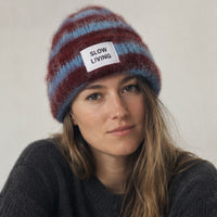 Bonnet rayé en fibres recyclées - Verb To Do Verb To Do Hersée Paris 9