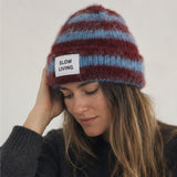 Bonnet rayé en fibres recyclées - Verb To Do Verb To Do Hersée Paris 9