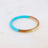 Bracelet Jonc corne naturelle bicolore artisanal - Hersée Hersée Hersée Paris 9