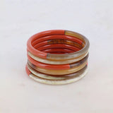 Bracelet Jonc corne naturelle bicolore artisanal - Hersée Hersée Hersée Paris 9