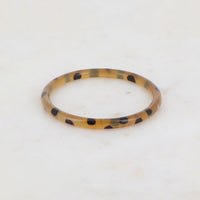 Bracelet Jonc corne naturelle Léopard Hersée Hersée Paris 9