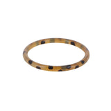 Bracelet Jonc corne naturelle Léopard Hersée Hersée Paris 9
