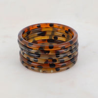 Bracelet Jonc corne naturelle Léopard Hersée Hersée Paris 9