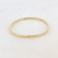 Bracelet jonc Ouroboros doré Hersée Hersée Paris 9