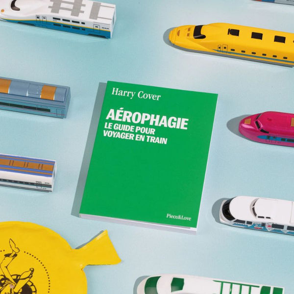 Carnet A6 Aérophagie : le guide pour voyager en train - Harry Cover - Piece & Love