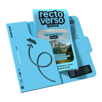 Carte de poche Zoom Écrins 15 randonnées + GPX - Recto Verso
