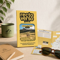 Carte de poche Zoom Volcans d’Auvergne 15 randos + GPX - Recto Verso