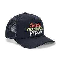Casquette Trucker Strata Deus Records Japan Black - Deus Ex Machina Deus Ex Machina Hersée Paris 9