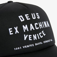Casquette Trucker Venice Address Black - Deus Ex Machina Deus Ex Machina Hersée Paris 9