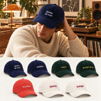 Casquette en velours côtelé brodée - JAM Family Jam Family Hersée Paris 9