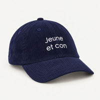 Casquette en velours côtelé brodée - JAM Family Jam Family Hersée Paris 9