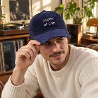 Casquette en velours côtelé brodée - JAM Family Jam Family Hersée Paris 9