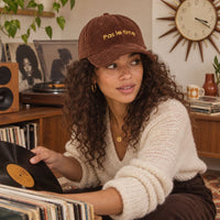 Casquette en velours côtelé brodée - JAM Family Jam Family Hersée Paris 9