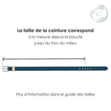 Ceinture en pneu de vélo Tubeless upcyclée noire et châtaigne - La Vie est Belt La vie est belt Hersée Paris 9