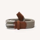 Ceinture tressée extensible polyester recyclé coloris unis - Faguo Faguo Hersée Paris 9