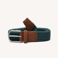 Ceinture tressée extensible polyester recyclé coloris unis - Faguo Faguo Hersée Paris 9