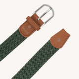 Ceinture tressée extensible polyester recyclé coloris unis - Faguo Faguo Hersée Paris 9