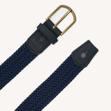 Ceinture tressée extensible polyester recyclé coloris unis - Faguo Faguo Hersée Paris 9