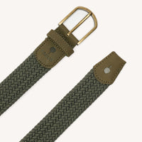 Ceinture tressée extensible polyester recyclé coloris unis - Faguo Faguo Hersée Paris 9