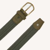 Ceinture tressée extensible polyester recyclé coloris unis - Faguo Faguo Hersée Paris 9