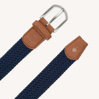 Ceinture tressée extensible polyester recyclé coloris unis - Faguo Faguo Hersée Paris 9