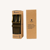 Ceinture tressée extensible polyester recyclé coloris unis - Faguo Faguo Hersée Paris 9
