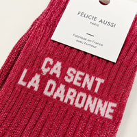 Chaussettes femme à message pailletées - Félicie Aussi Félicie Aussi Hersée Paris 9