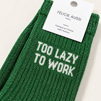 Chaussettes femme à message pailletées - Félicie Aussi Félicie Aussi Hersée Paris 9