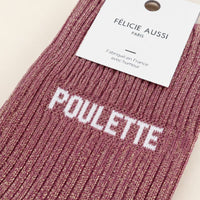 Chaussettes femme à message pailletées - Félicie Aussi Félicie Aussi Hersée Paris 9